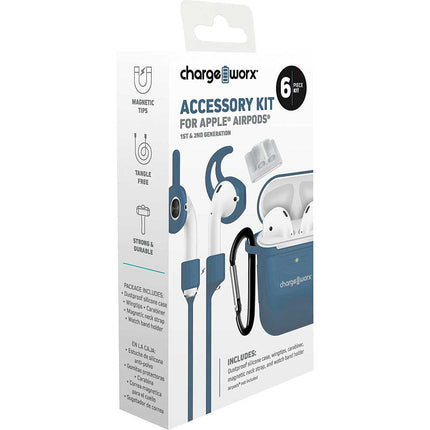 Accessory Kit for Apple®  Airpods® , Blue