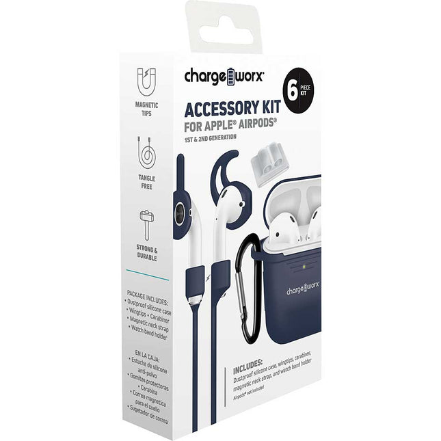 Accessory Kit for Apple®  Airpods® , Deep Blue