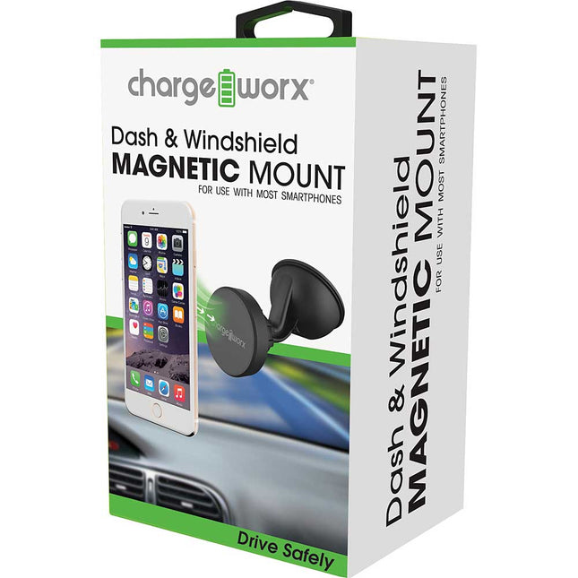 CX9903BK Magnetic Windshield Mount for use with most smartphones