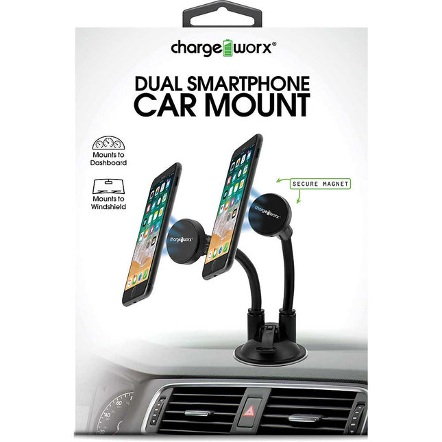 Dual Smartphone Air Vent Mount