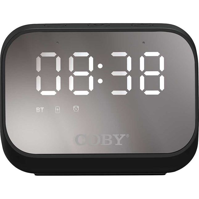 Portable Alarm Clock, Black