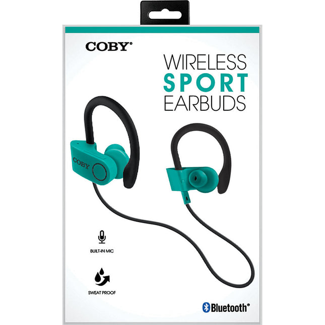 Wireless Bluetooth®®  Earbuds, Turquoise