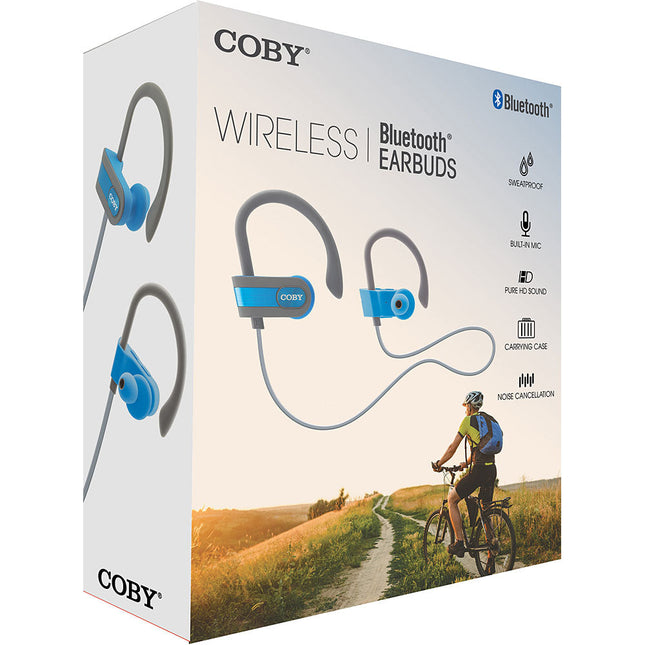 Wireless Bluetooth® Stereo Earbuds, Blue