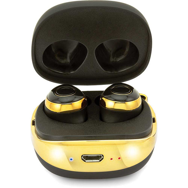 True Wireless Earbuds, Black/Gold