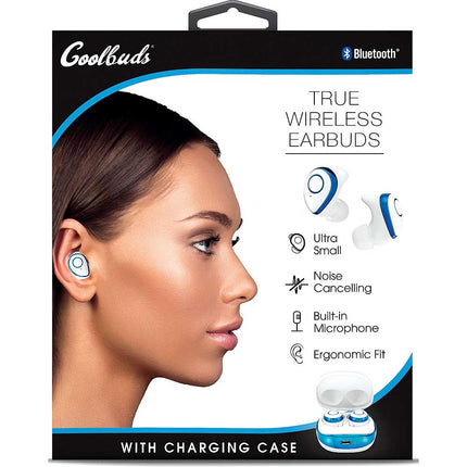 True Wireless Earbuds, White/Blue