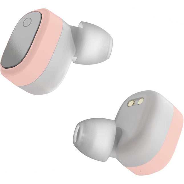 True Wireless Earbuds, White/Pink