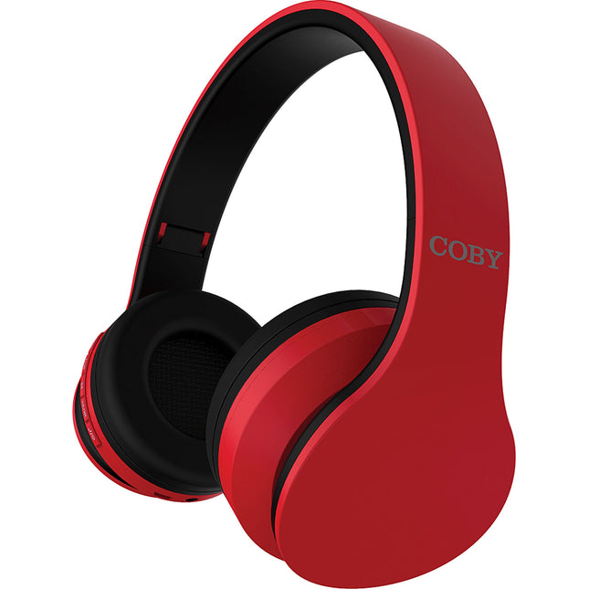 Bluetooth® Headphones w/Mic, Red