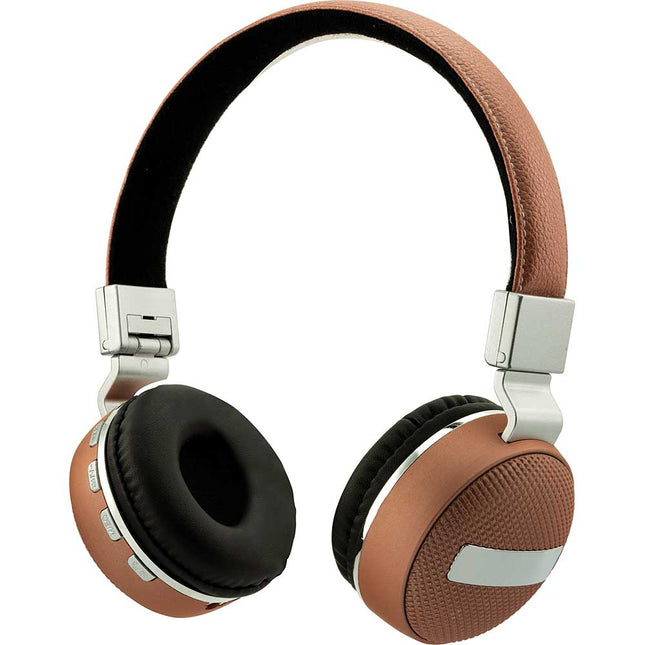 Wireless Folding Stereo Headphones, Rose Gold/Silver