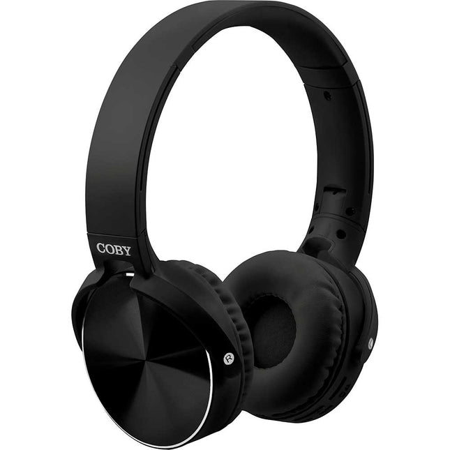 Wireless Metal Folding Headphones, Black