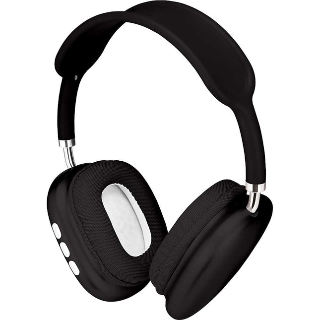 Wireless Metal Folding Headphones, Black