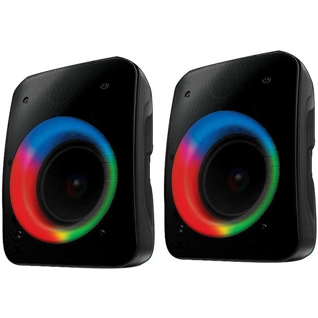 2 Pack True Wireless Party Speaker, Small