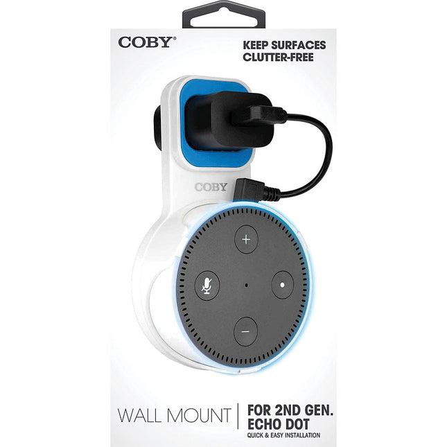 Wall Mount for 2nd Gen. EchoDot, White