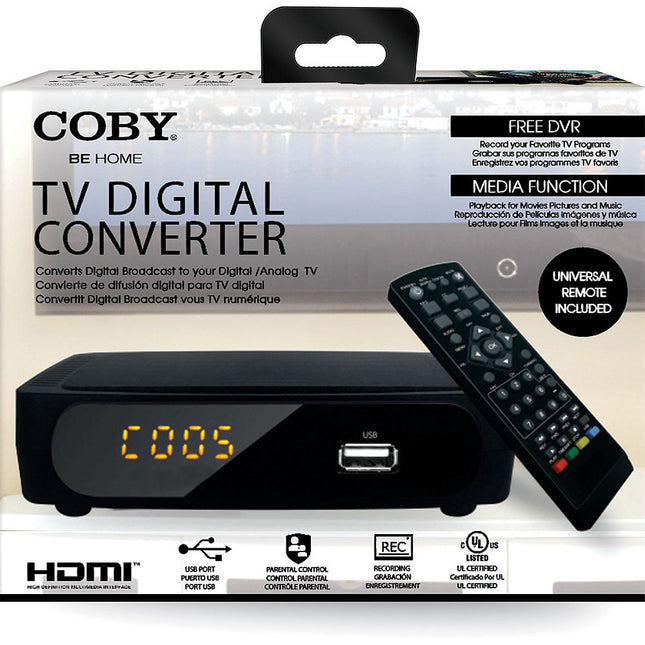 TV Digital Converter w/Remote