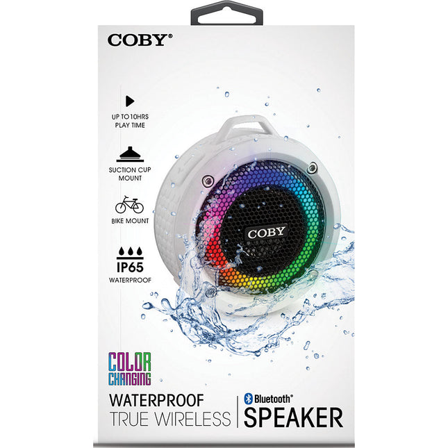 Waterproof True Wireless Bluetooth® Speaker, White