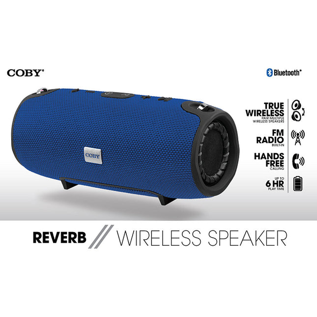 Reverb Wireless Speaker, Blue