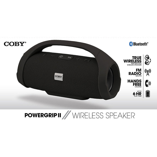 Powergrip II Wireless Speaker, Black