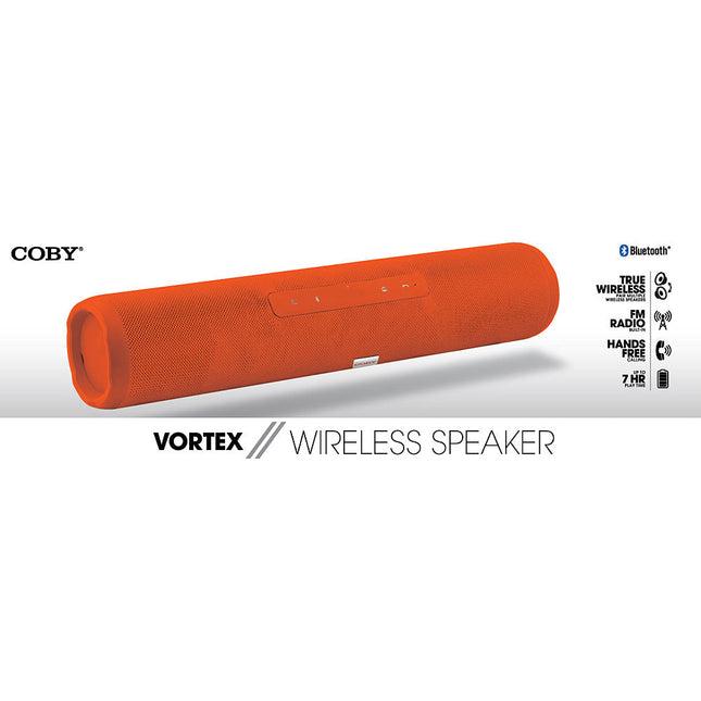 Vortex Wireless Speaker, Orange