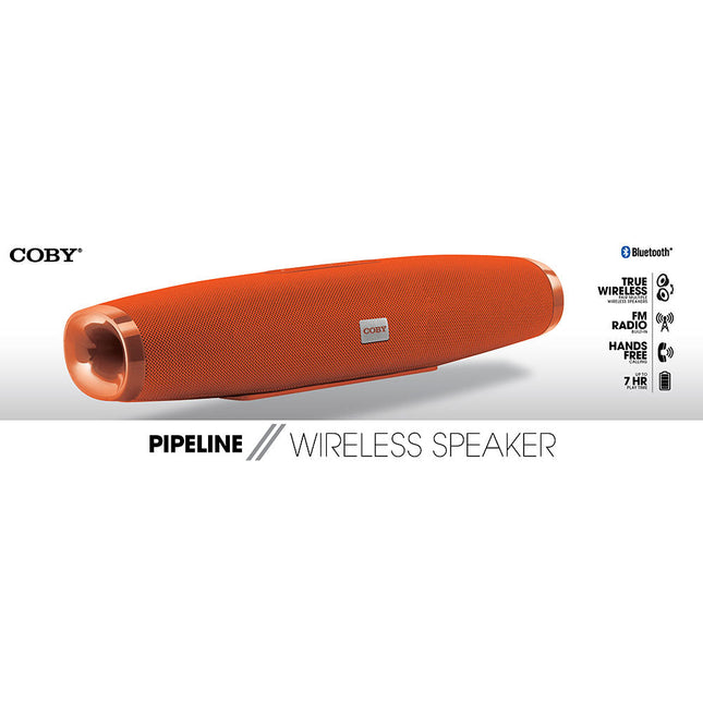 Pipeline Wireless Speaker, Orange