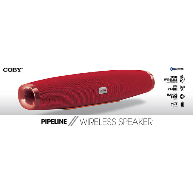 Pipeline Wireless Speaker, Red