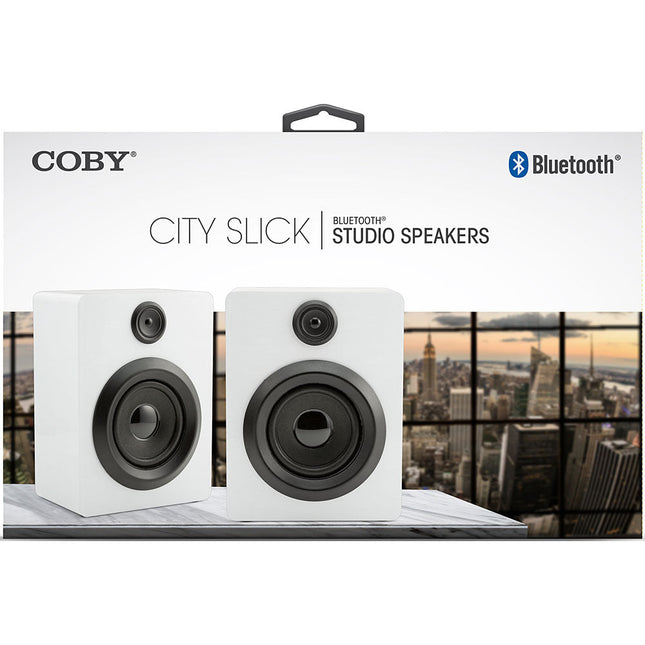 Bluetooth® Studio Speakers with True Wireless Technology, White