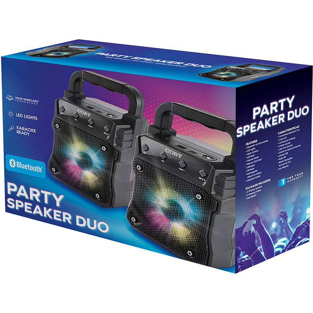 2 Pack LED Party Speaker