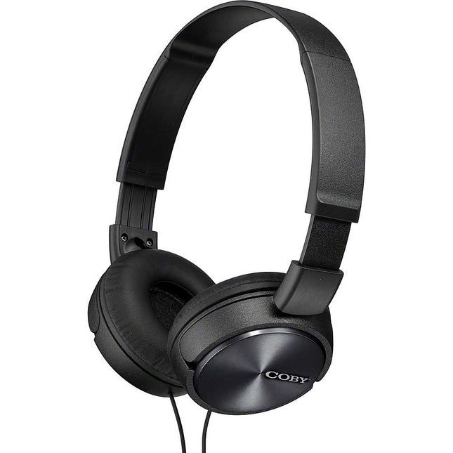 Stereo Headphones w/Mic, Black