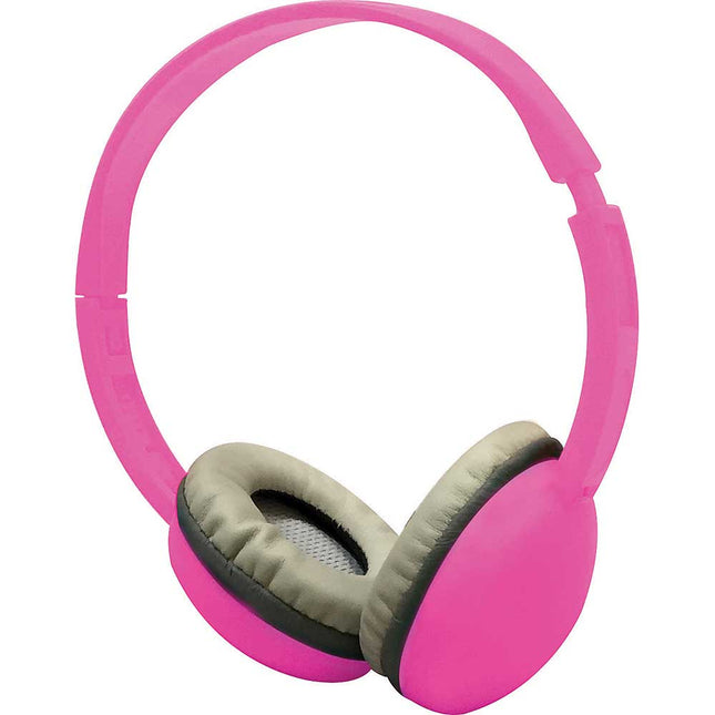 Kids Headphones w/Mic, Pink