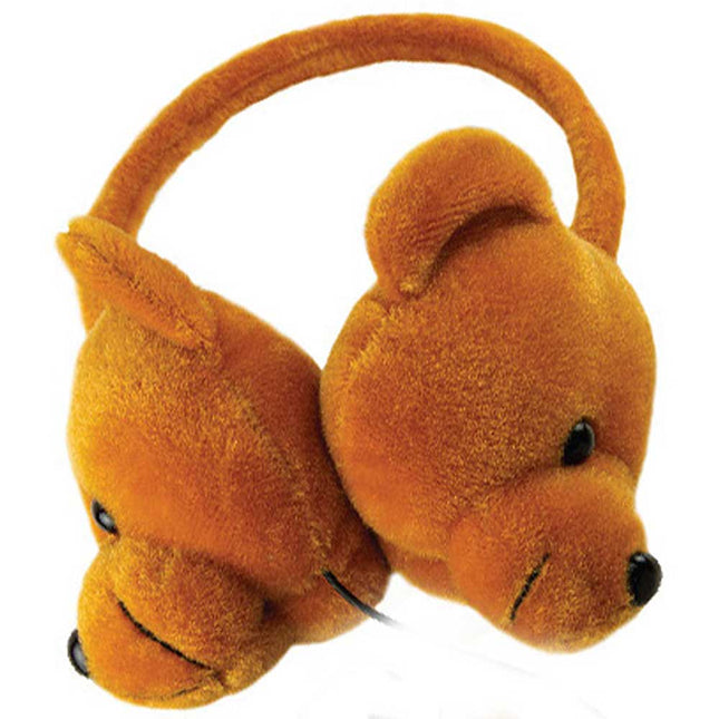 PLUSH Headphone w/Mic, Bear