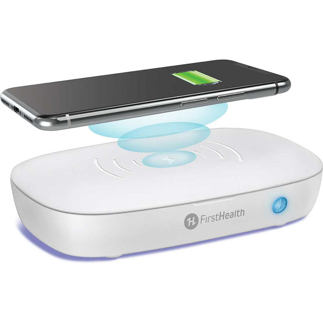 UV-C Sanitizing Box with Wireless Charging