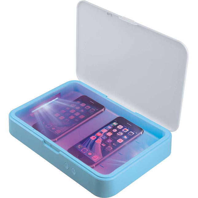 Dual UV-C Sanitizing Box for 2 Phones or Tablet