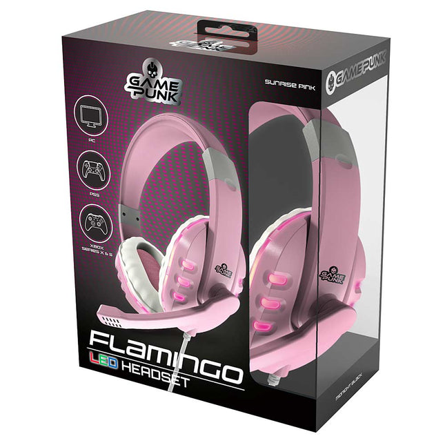 Nightowl Wired Gaming Headset, Pink