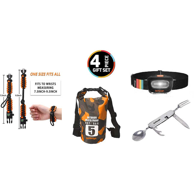 4PC OVERNIGHT TREKKING KIT