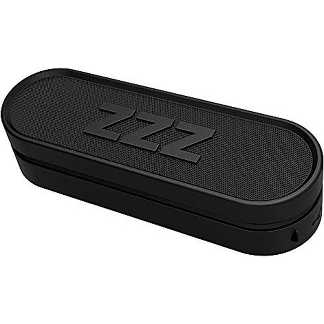 Jumbo Snooze Bar Alarm Clock w/USB Charging, Black