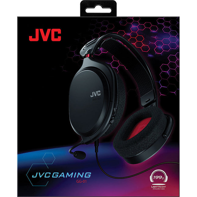 Ultra Lightweight Wired Gaming Headset with Detachable Microphone, Black