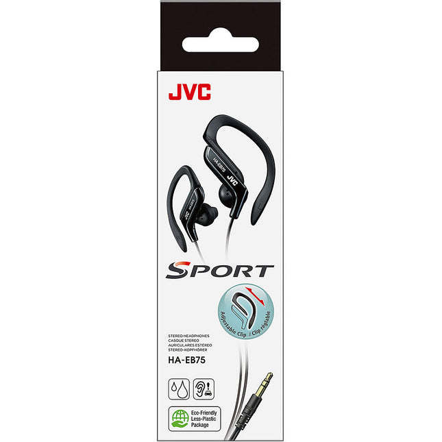 Sports Ear-Clip Headphones, Black