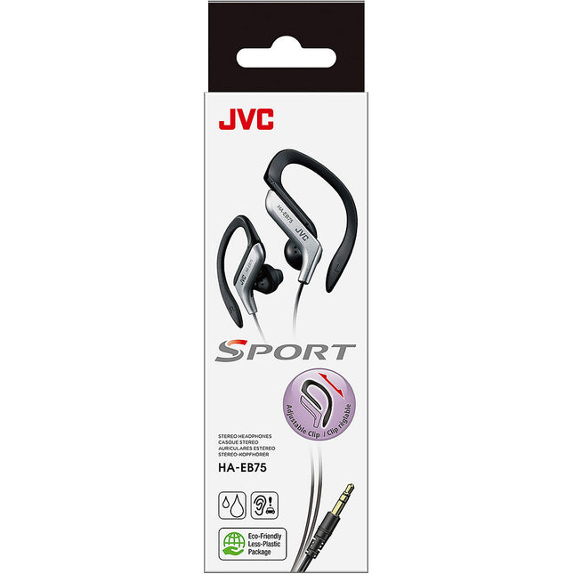 Sports Ear-Clip Headphones, Silver