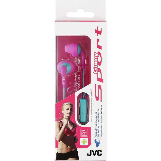 Gumy Sports In-Ear Headphone w/Remote & Mic, Pink