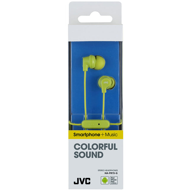 In-Ear Headphones with Microphone, Green