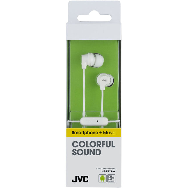 In-Ear Headphones with Microphone, White