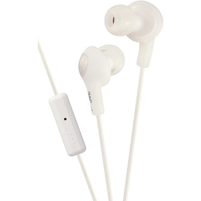 Gumy Plus In-Ear Headphones with Mic & Remote, White