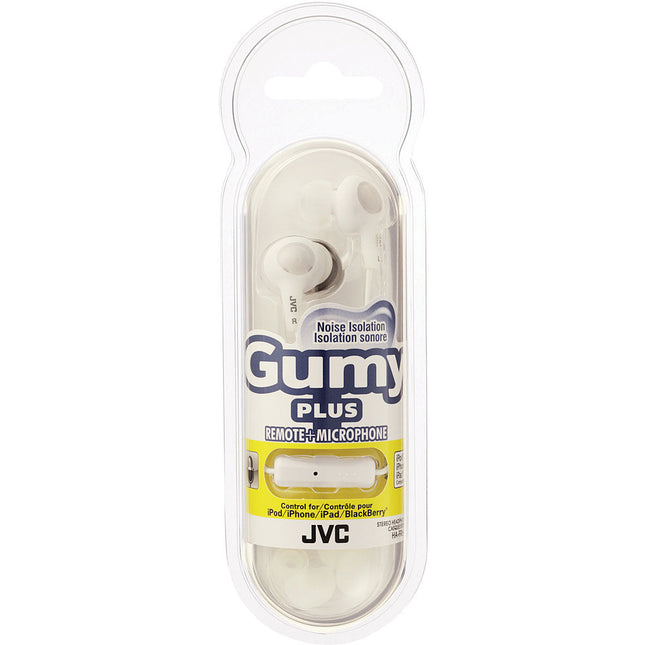 Gumy Plus In-Ear Headphones with Mic & Remote, White