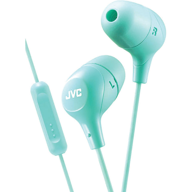 Marshmallow In-Ear Headphones w/Mic, Green