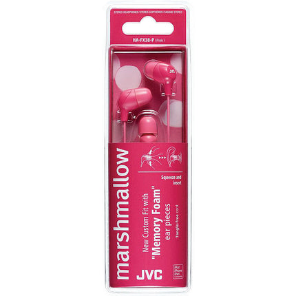 Marshmallow In-Ear Headphones, Pink