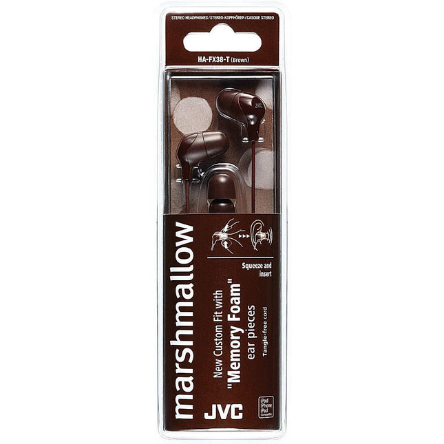 Marshmallow In-Ear Headphones, Brown