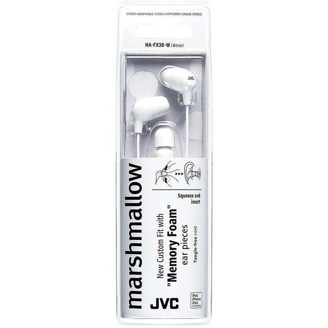 Marshmallow In-Ear Headphones, White