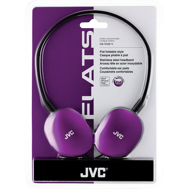 FLATS Foldable Headphones, Violet