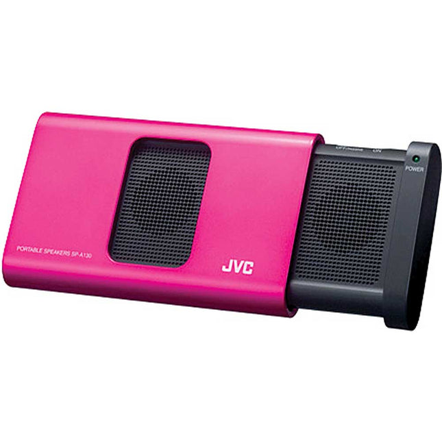 Color Matching Portable Stereo Speakers For iPod, Pink