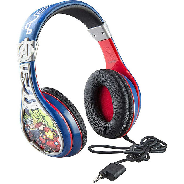 Avengers Headphones for Kids with Built in Volume Limiting Feature