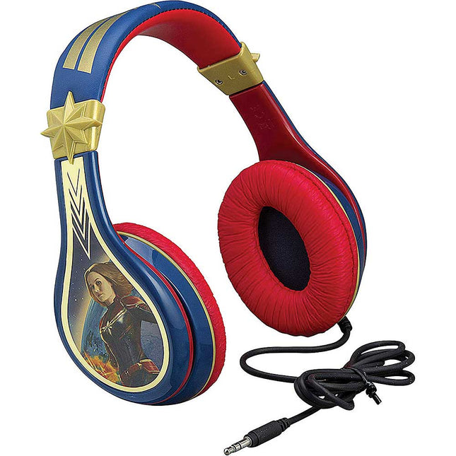 Captain Marvel Adjustable Stereo Headphones