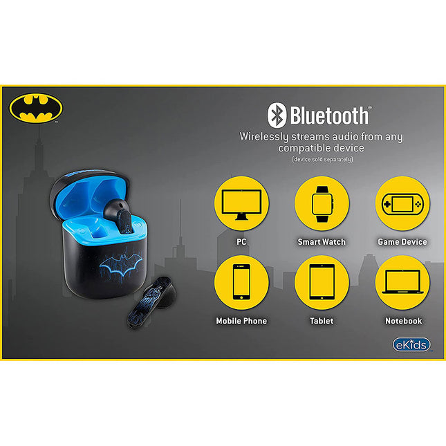 Batman Bluetooth® Earbuds with Microphone